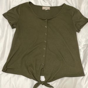 Olive green r-shirt